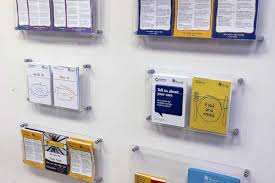 Wall Mounted Leaflet Holders