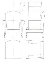 Template Drawings For Furniture Model