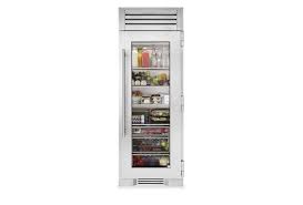 30 Inch Stainless Glass Column Refrigerator