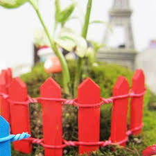 Wooden Fence Miniatures For Fairy