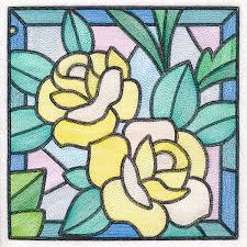 Stained Glass Garden Roses