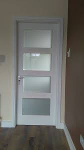 4 Panel Opaque Glass Door Set Available
