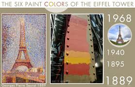 The Six Paint Colors Of The Eiffel Tower