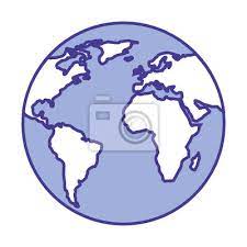 Globe World Map Geography Icon Image