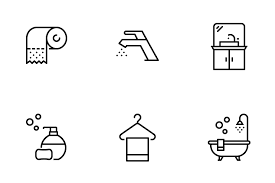 3 169 Bathroom Icon Packs Logos