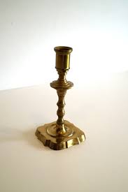 Antique Victorian Brass Candlestick