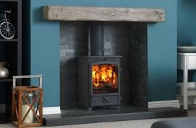 Open Fire To A Wood Burner