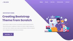 how to create a custom bootstrap theme