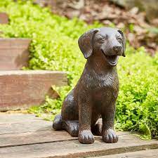 Golden Retriever Garden Statue