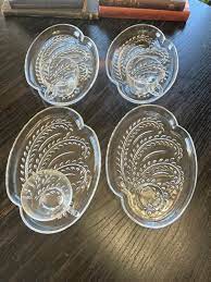 Glass Snack Plates