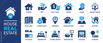 House Or Real Estate Icon Set