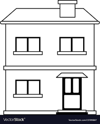 Two Story House Icon Image Royalty Free