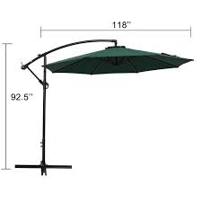 Green Cantilever Umbrella