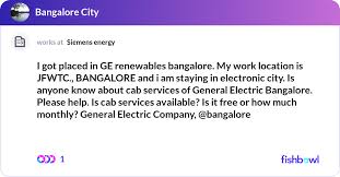 I Got Placed In Ge Renewables Bangalore