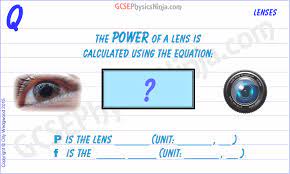 63 Power Of A Lens Gcsephysicsninja Com