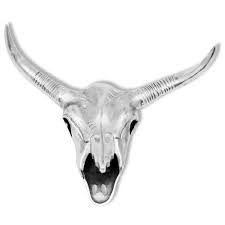 Bull Skull Head Decoration Wall Mounted