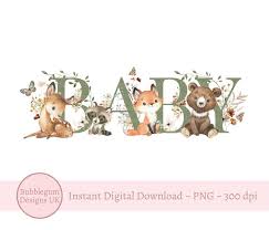 Baby Woodland Animals Png Forest