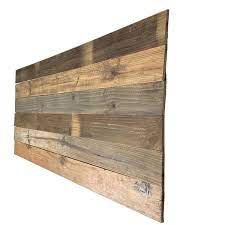 48 In X 4 8 In X 0 4 In Rustic Look Weathered Reclaimed Barn Wood Panels Set Of 7 Piece