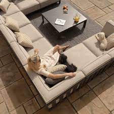 Outdoor Fabric Ibiza U Shape Sofa Set