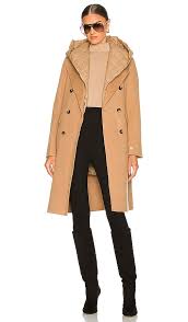 Soia Kyo Viola Trench Coat In Toffee