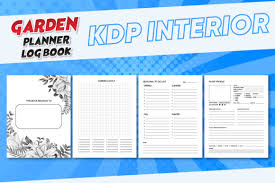 Editable Garden Planner For Kdp
