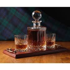 Gift Boxed Cut Crystal Whisky Decanter