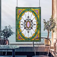 Design Toscano Tf808 Monte Carlo Style Stained Glass Window