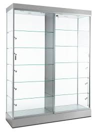 60 Glass Display Case W Top Side