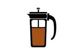 Icon French Press Svg Cut File By
