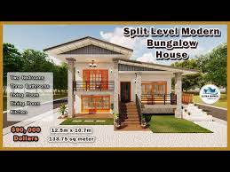 Split Level Modern Bungalow House