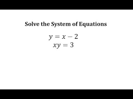 Equations Nar Y X 2 Xy 3