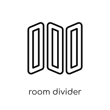 Room Divider Icon Trendy Modern Flat