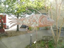 Fish Garden Sculpture Sunheart