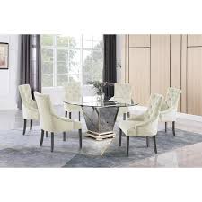 Round Bronze Glass Dining Table Seats