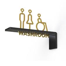 Projecting Toilet Door Icon Signs Signbox