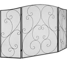 Black Fireplace Screens The Home Depot