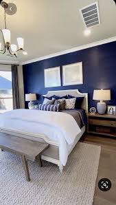 Blue Colour Bedroom Design And