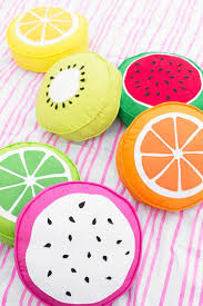 Diy Fruit Slice Pillows Studio Diy