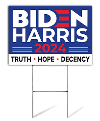 Biden Harris 2024 Sign Biden Harris
