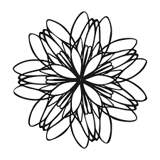 Logo Flower Icon Simple Ilration Of
