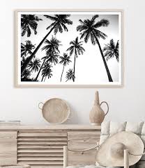 Palm Tree Print Tropical Wall Art