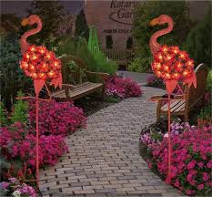 Flamingo Solar Light Metal Art Light