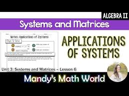 Systems Of Equations Algebra 2