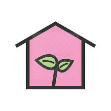Green House Line Filled Icon Iconbunny