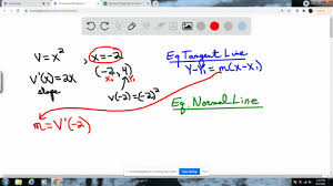 An Equation Of The Tangent