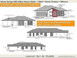 5 Bedroom House Plans Australia 260 4