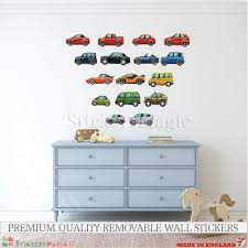 Car Wall Stickers Toddler Boys Nursery
