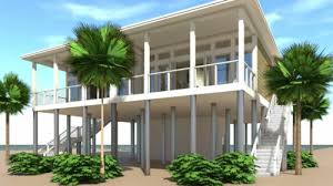 Sand Castle Modern Beach House Plan