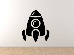 Space Icon Rocket Ship Shuttle Toon