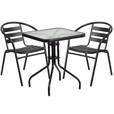 Metal Restaurant Table With Steel Chairs